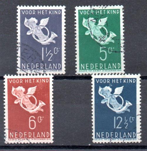 荷兰 1936年 米歇尔编号 288/91 (o)